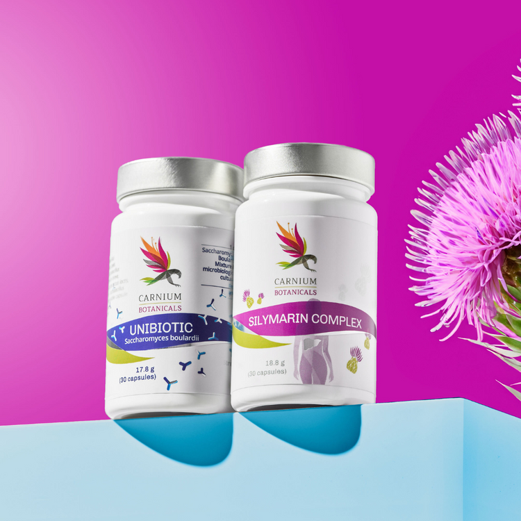 Paquete Desintoxicación Segura: 1x Unibiotic + 1x Silymarin Complex -20%