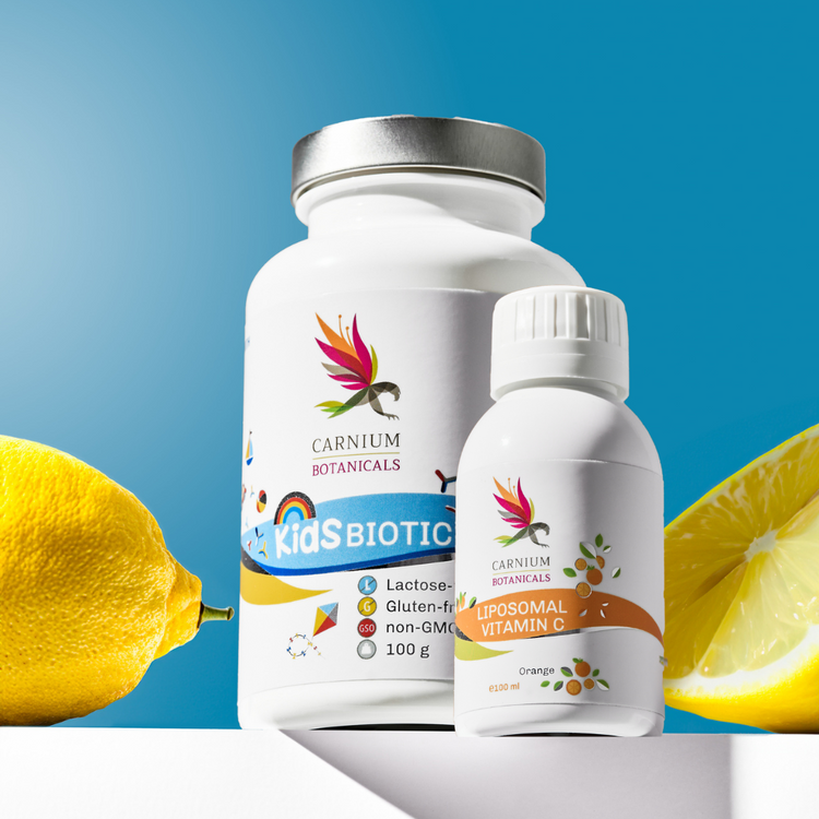 Paquete Niños Saludables, Padres Felices: Kids Biotic + Vitamina C Liposomal -10%